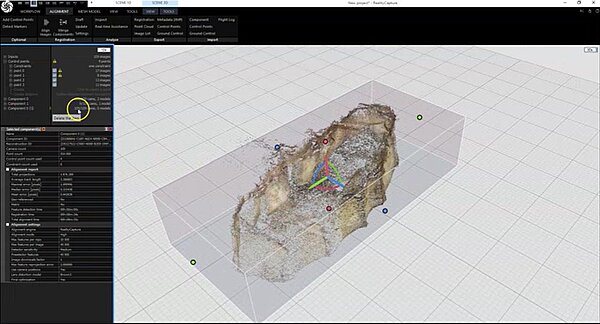 megalithic passage grave in Reality capture